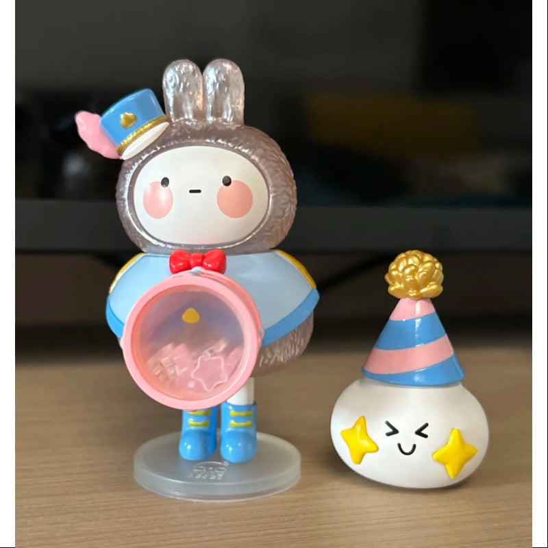 BOBO&COCO Pop Mart Gathering at the Pop Land Series - Icing Sugar Rabbit Collectible Figure | Cute Bunny Toy for Display & Decoration | Perfect for Home Decor, Office Desk, and Gift Giving
