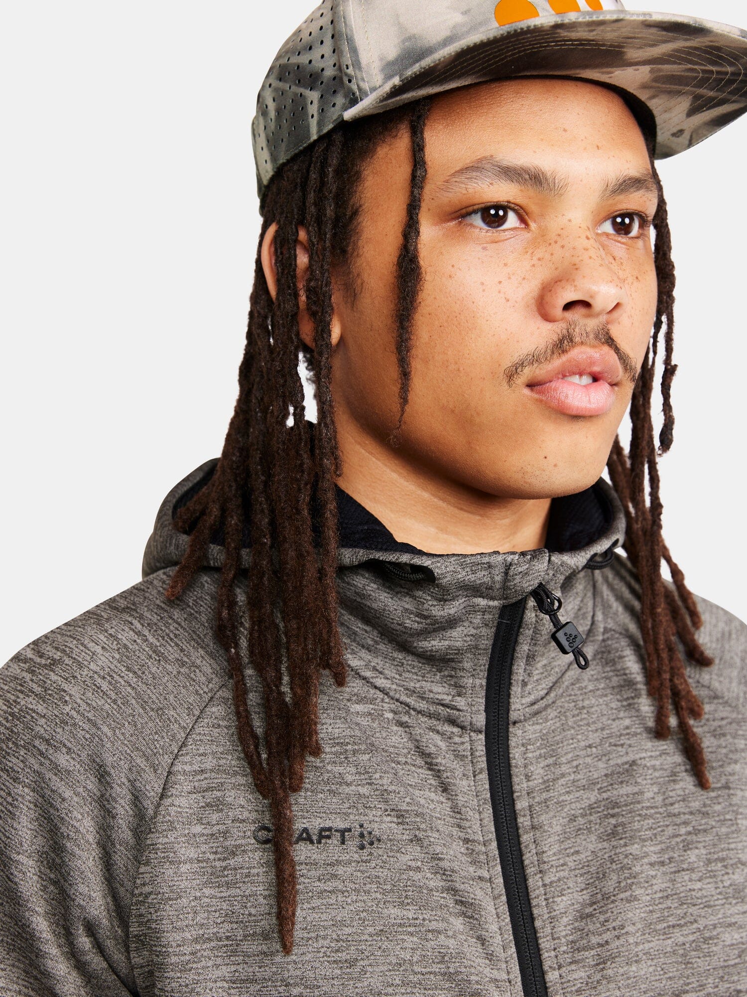 Men's ADV Unify Full Zip Hoodie - Lightweight Fleece Jacket for Outdoor & Casual Wear - Perfect for Hiking, Running, and Everyday Comfort