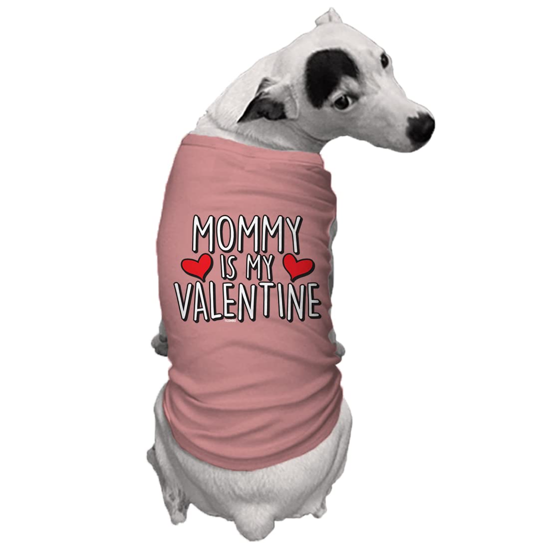 Mommy is My Valentine Dog Shirt - Cute Mauve Pet Clothes for Small Dogs - Perfect for Valentine's Day, Photo Shoots & Special Occasions