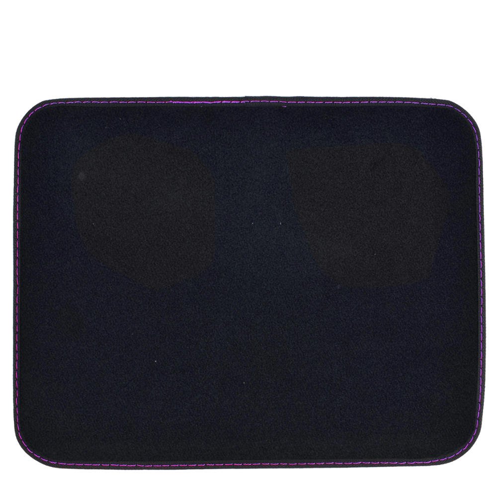 BDK Purple White Butterfly Car Floor Mats - 4 Piece Full Set for Cars, Trucks, SUVs & Vans | Non-Slip Rubber Backing | Universal Fit (MT-509-PP) | Perfect for Daily Commute, Road Trips & Protecting Vehicle Interior