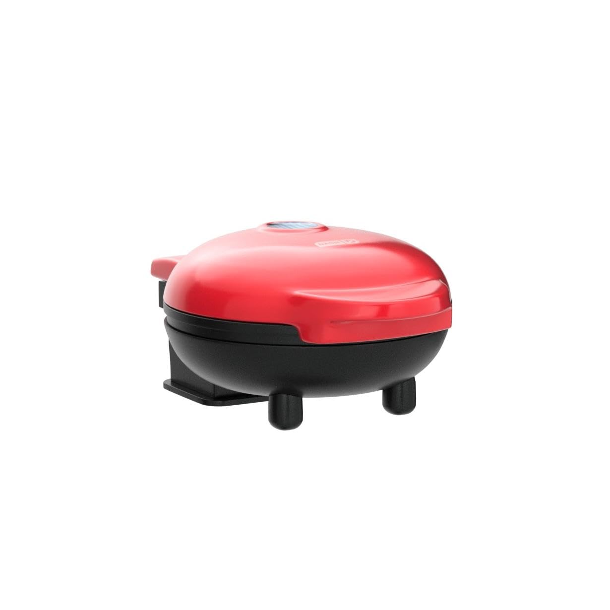 DASH Mini Maker Waffle Iron & Griddle Combo Set - 2-in-1 Breakfast Appliance for Waffles & Pancakes - Compact Red Waffle Maker Perfect for Small Kitchens, Dorms & RV Cooking