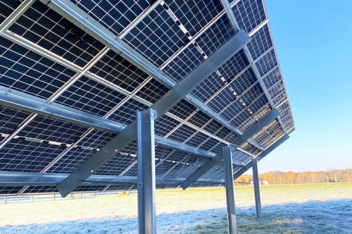 Sinclair SkyRack Solar Panel Ground Mount System - Heavy Duty Galvanized Steel Rack for 12/18/24/36/48 Panels | Made in USA | Fixed or Adjustable Tilt | Perfect for Residential, Commercial & Off-Grid Solar Installations | Weather-Resistant & Durable Design