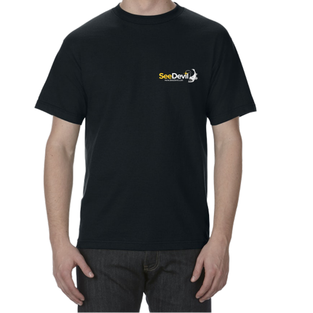 SeeDevil Classic Cotton T-Shirt for Men - Comfortable Casual Tee for Everyday Wear, Street Style & Outfits