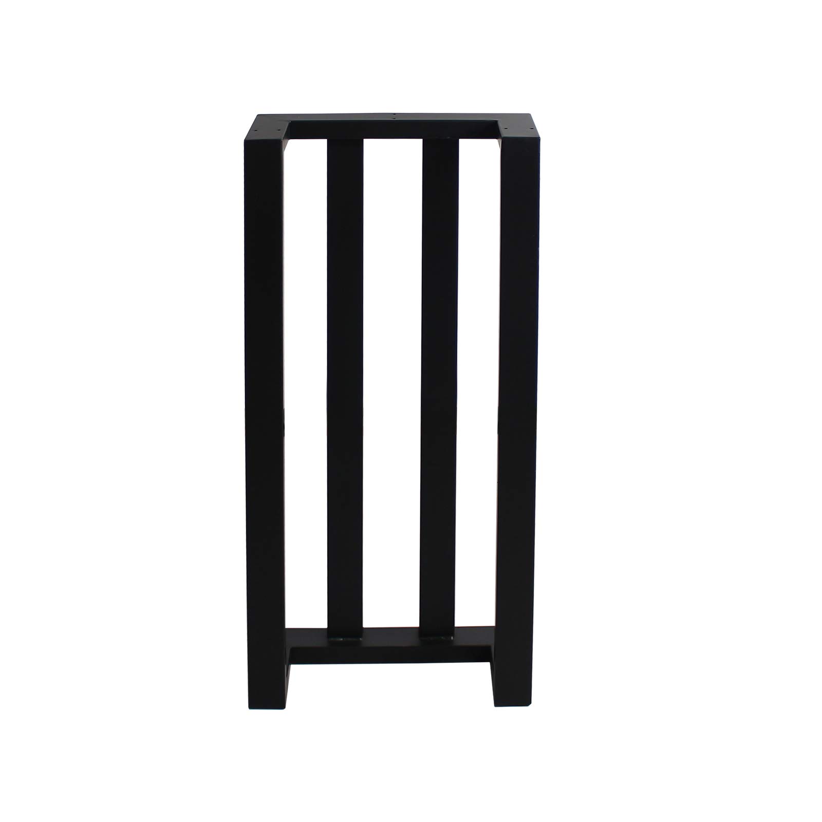 MBQQ Rustic C-Shaped Table Legs - Heavy Duty Metal, 35
