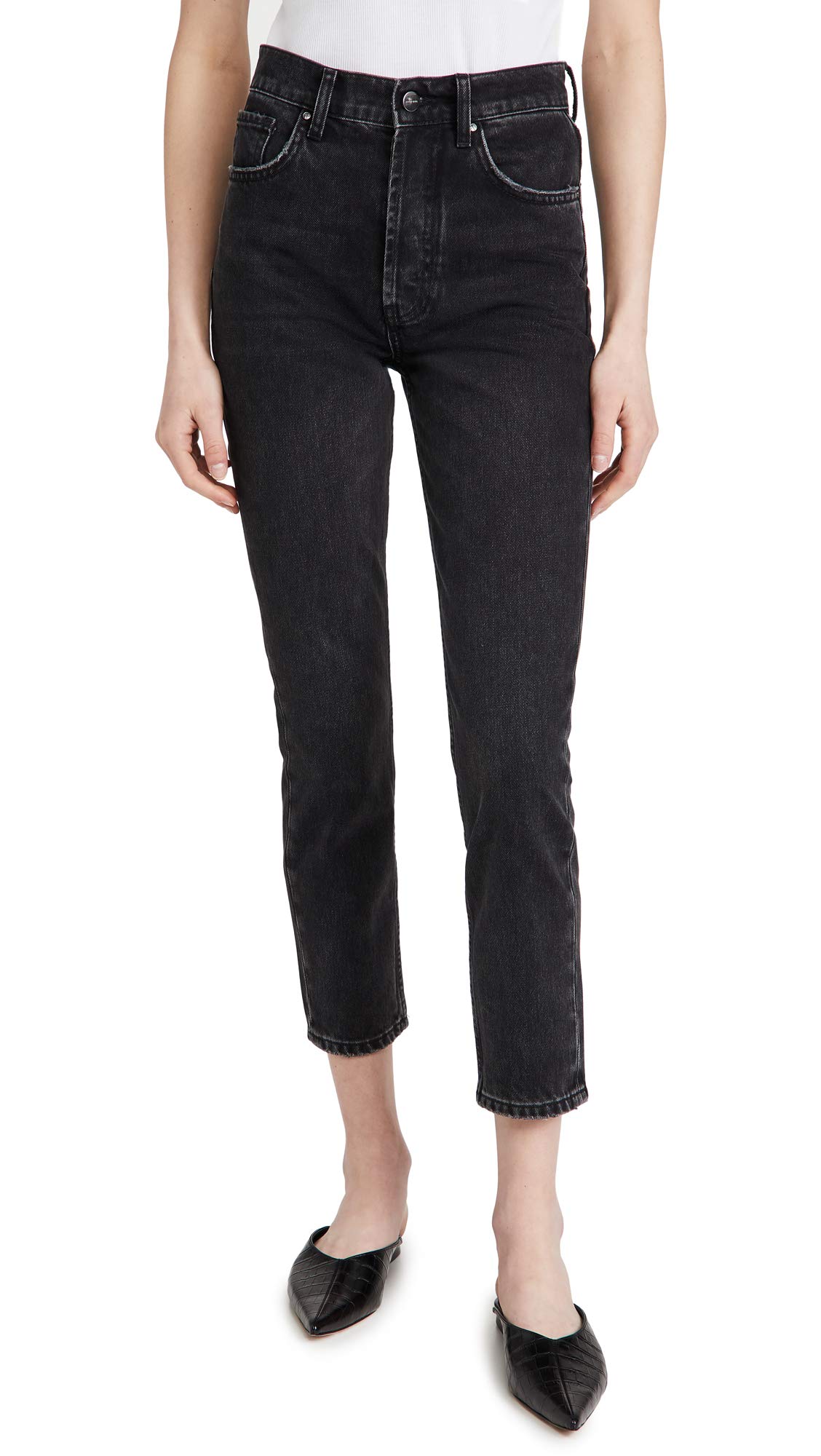 ANINE BING Women's Sonya High-Rise Skinny Jeans - Stretch Denim Pants for Casual & Night Out | Perfect for Work, Dates & Everyday Wear