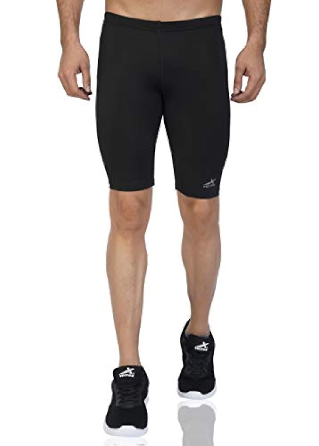 Vector X COMBAT-001 Men's & Women's Compression Shorts - Breathable Workout Shorts for Running, Gym & Training - Moisture Wicking & Anti-Chafing - Black Athletic Performance Shorts for Active Lifestyles