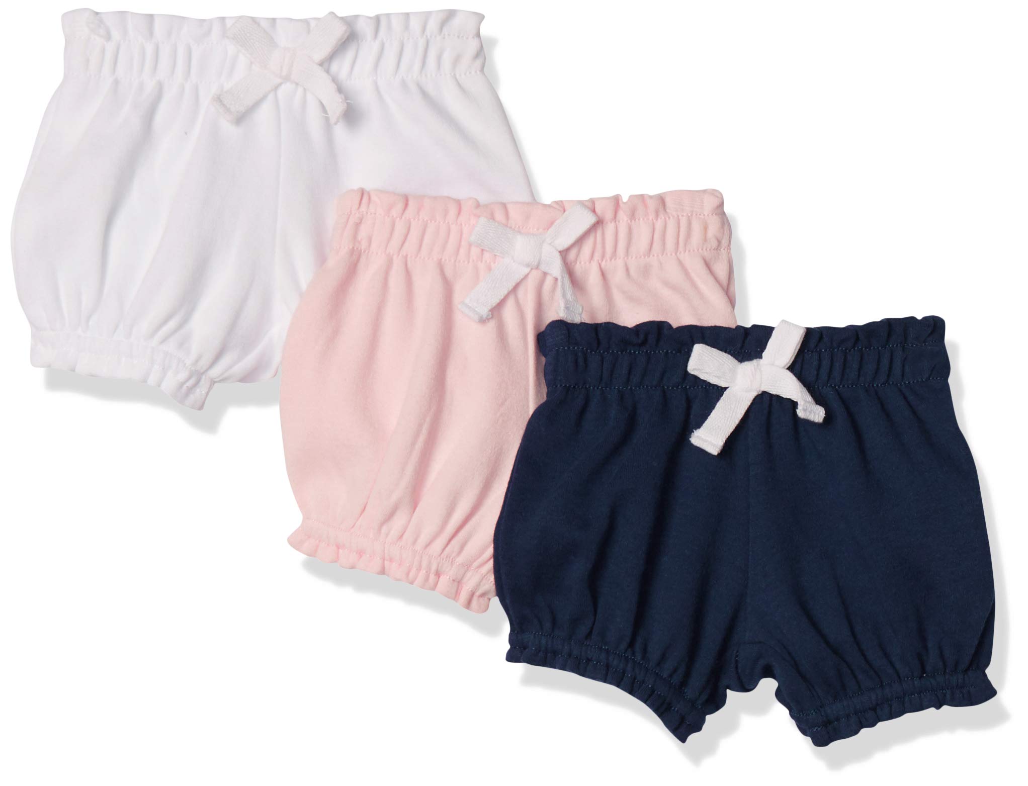 Amazon Essentials Baby Girls' Bloomer Shorts - Soft Cotton Infant & Toddler Costume Shorts for Playtime, Dress-Up & Photo Shoots