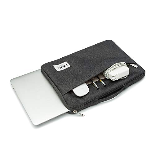 360° Waterproof Laptop Sleeve for MacBook Pro 16 & 15-15.6 Inch Laptops - Shockproof Protective Case with Handle - Perfect for Travel, Office & School (Black)