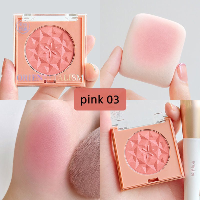 MEIKING Natural Mineral Powder Blusher - Vegan & Cruelty-Free Cheek Makeup for Flawless Glow | Perfect for Everyday Wear & Special Occasions