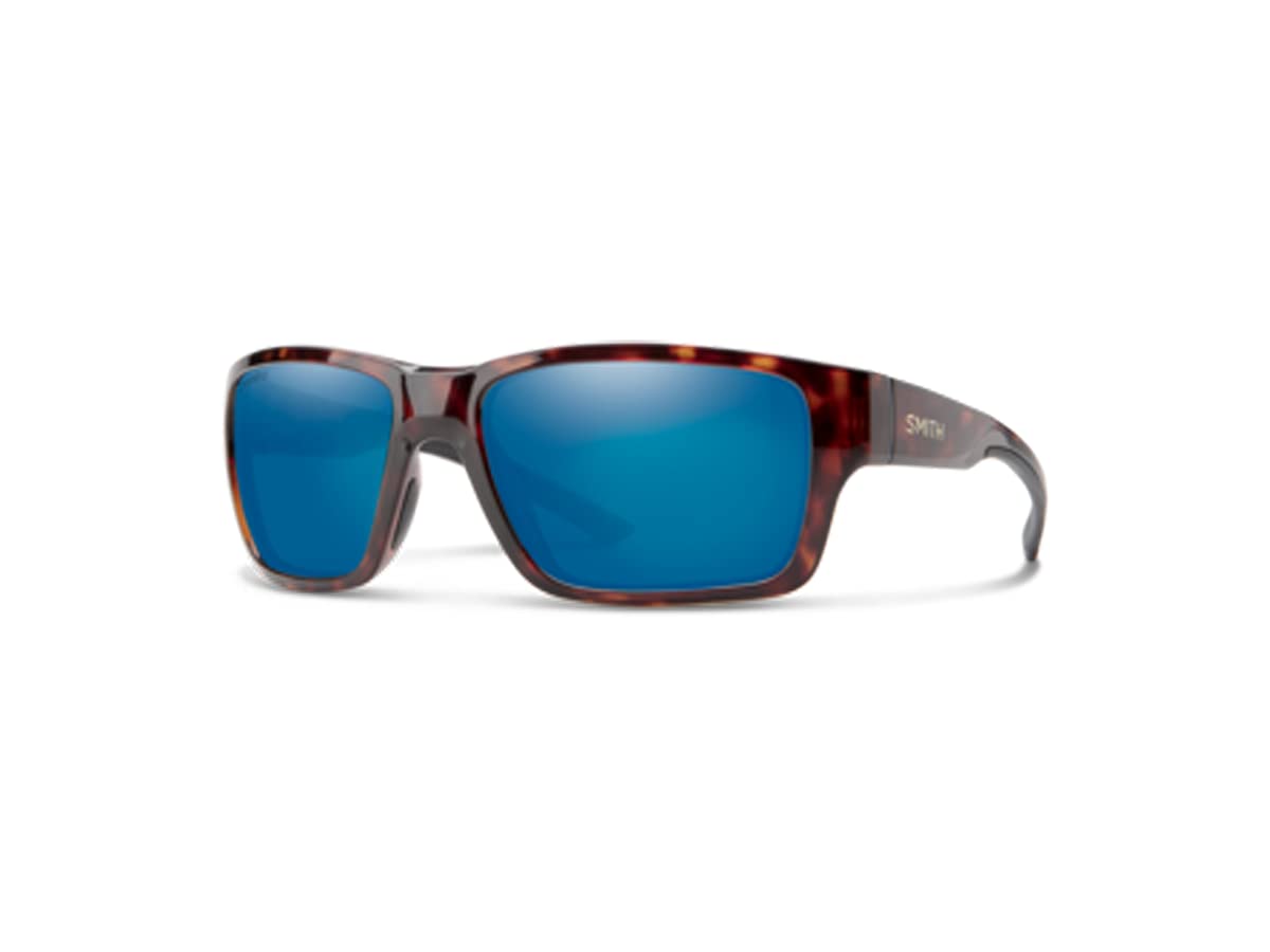 Smith Outback Rectangle Polarized Sunglasses for Men - UV Protection, Classic Style + BUNDLE with Premium iWear Eyewear Care Kit | Perfect for Driving, Outdoor Adventures & Beach Vacations