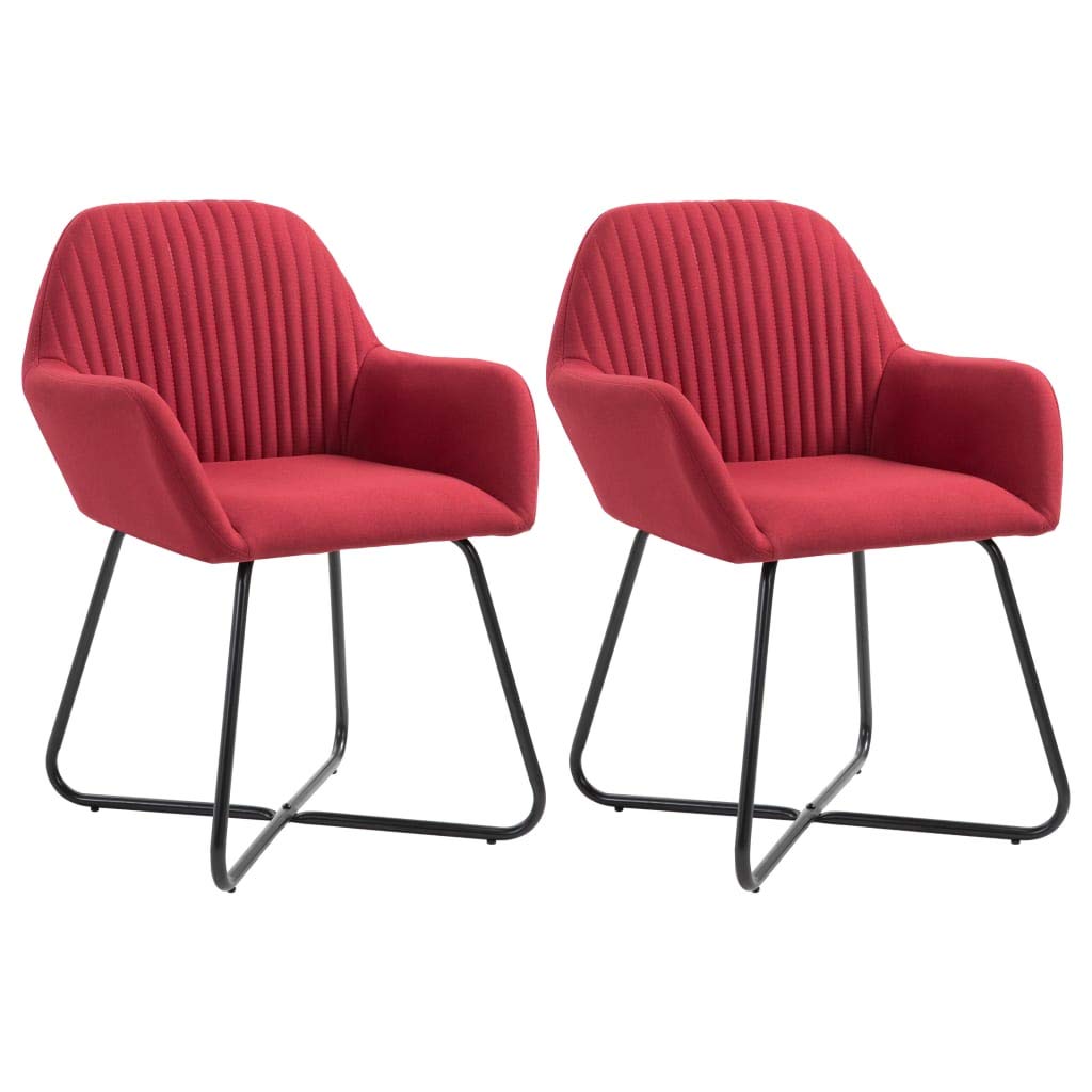Modern Upholstered Dining Chairs - Stylish Fabric Side Chairs for Dining Room, Living Room, Bedroom & Kitchen - Perfect for Family Gatherings and Home Decor