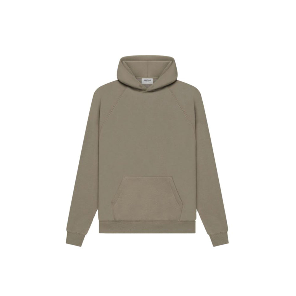 FOG ESSENTIALS SS21 Hoodie with Silicon Applique Logo in Taupe - Streetwear Fashion for Men & Women | Perfect for Casual Outfits and Urban Style