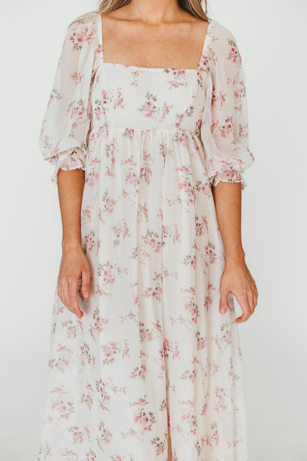 Elegant Pink Floral Maxi Dress for Women | Summer Beach Party & Wedding Guest Outfit | Lightweight & Comfortable