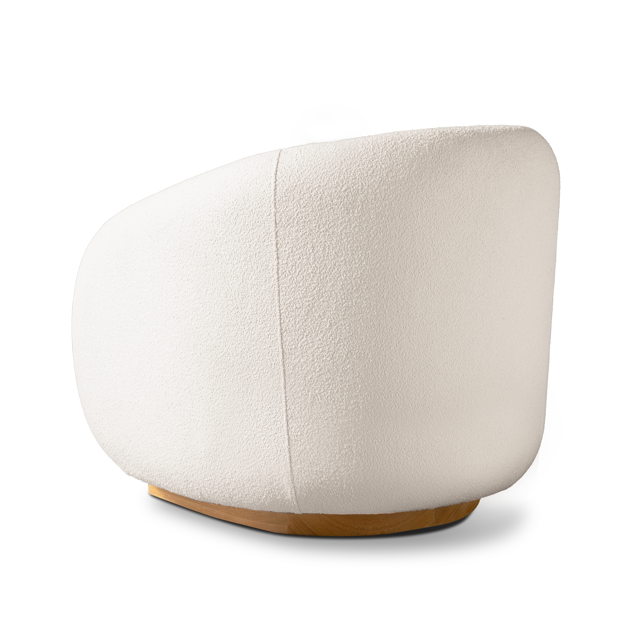 Como Swivel Lounge Chair - 360-Degree Rotating Modern Accent Chair for Living Room, Bedroom, or Office - Perfect for Relaxing, Reading, and Entertaining Guests