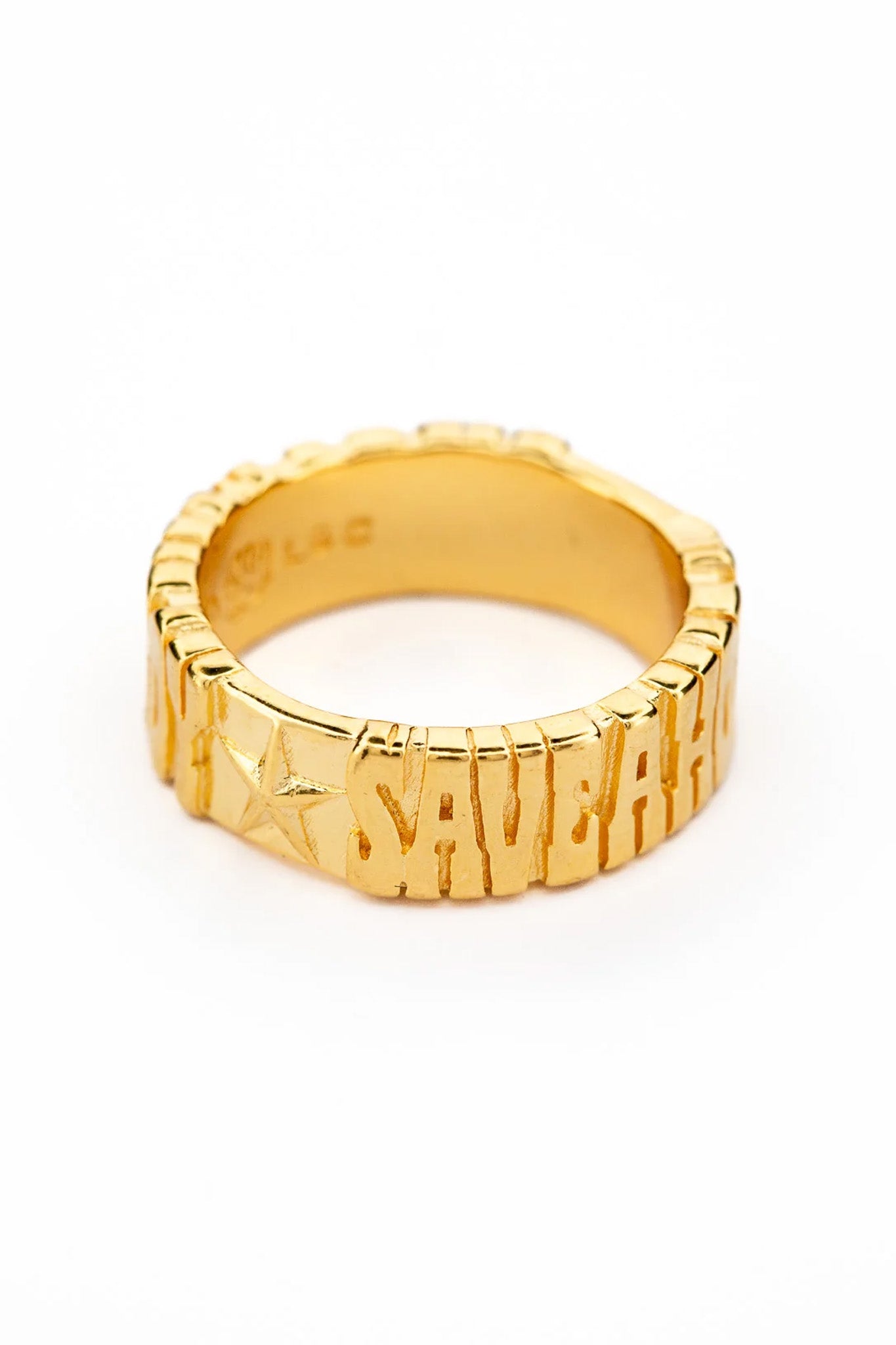 Gold Cowboy Ring for Men - Western Style Horse Riding Jewelry - Perfect for Rodeo, Country Music Concerts & Cowboy Themed Parties