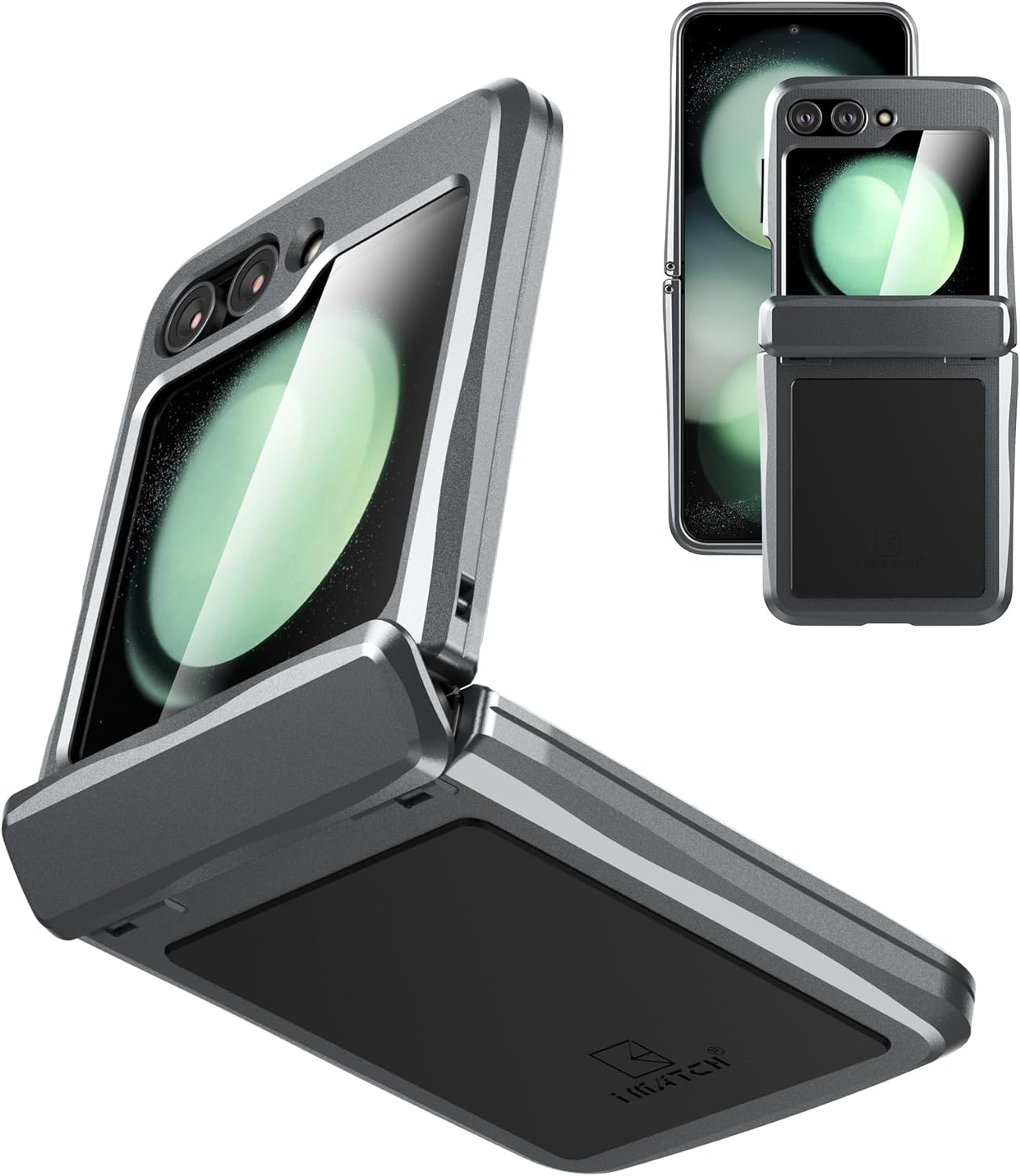 Samsung Galaxy Z Flip 5 Case - Heavy Duty Aluminum Metal Shockproof Protective Cover for Everyday Use | Work, Travel & Outdoor Activities