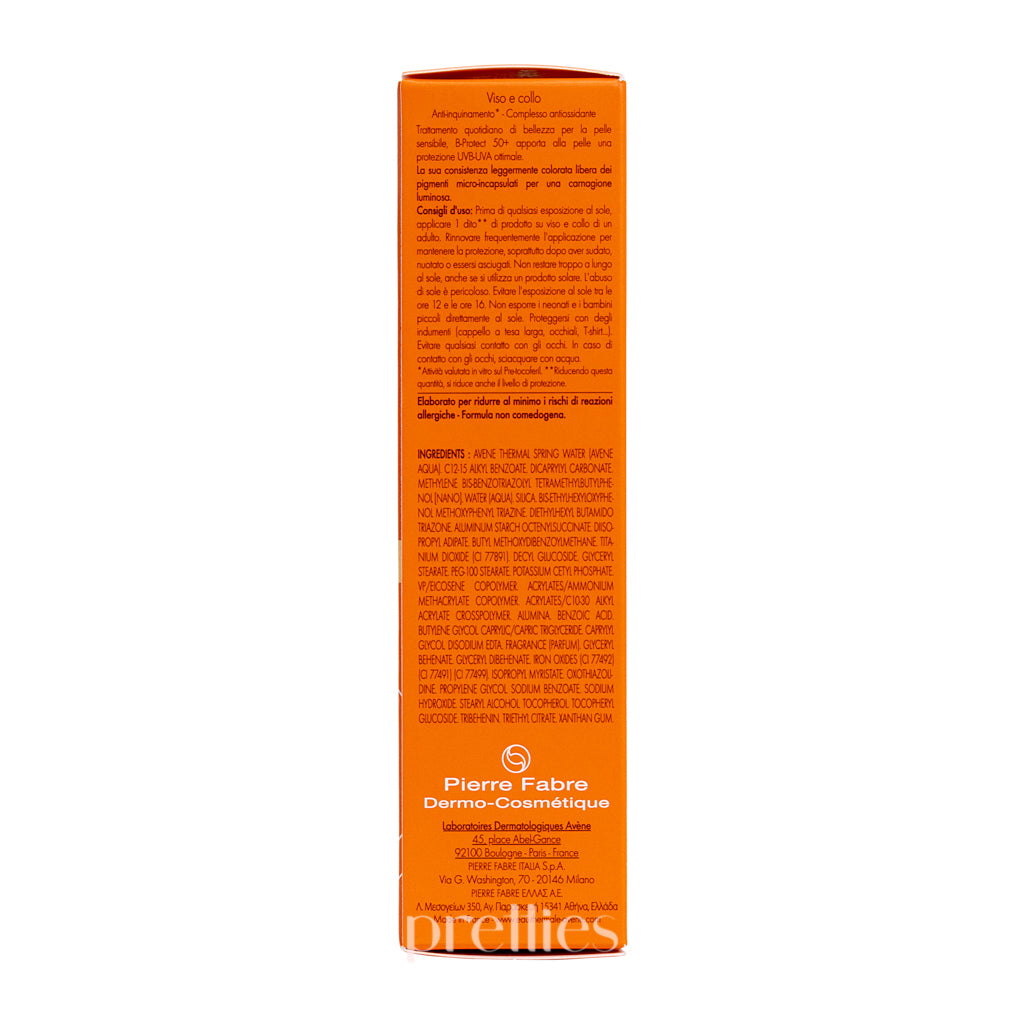 Avene B Protect SPF50+ Sunscreen 30ml - Daily UV Protection for Face & Body - Perfect for Outdoor Activities & Travel