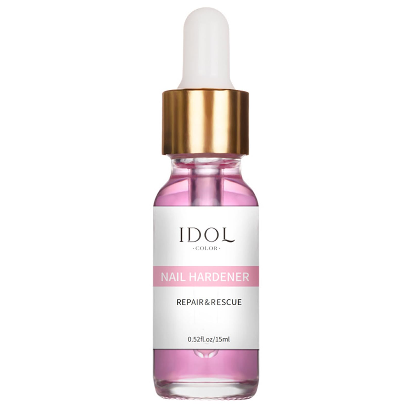 Nail Strengthener & Growth Treatment - Natural Nail Hardener Polish for Thin, Weak, Damaged Nails - 15ml Nourishing Formula | At-Home Nail Care Solution for Stronger, Healthier Nails