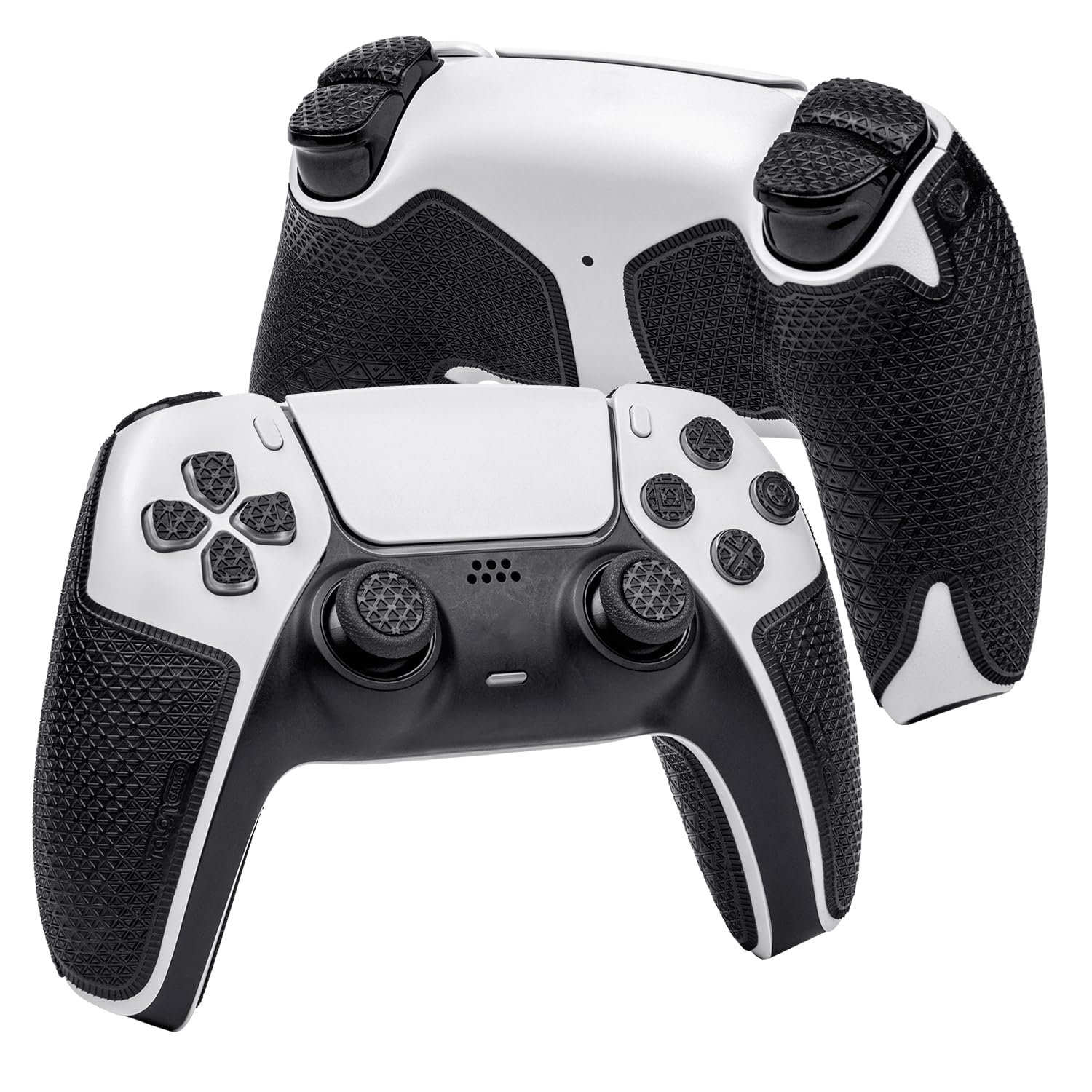 Premium Anti-Slip Grip Tape for PS5 DualSense Controller - Ultra Version Sweat-Absorbent Skin Kit with Enhanced Traction for Triggers, Buttons & D-Pad (Black) - Perfect for Gaming, Esports & Long Play Sessions