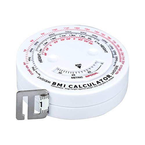 Accurate Body Tape Measure for BMI & Fat Measurement - Fitness Body Fat Calculator, Body Composition Monitor for Health & Wellness - Perfect for Home Gym, Weight Loss Tracking & Personal Fitness Goals