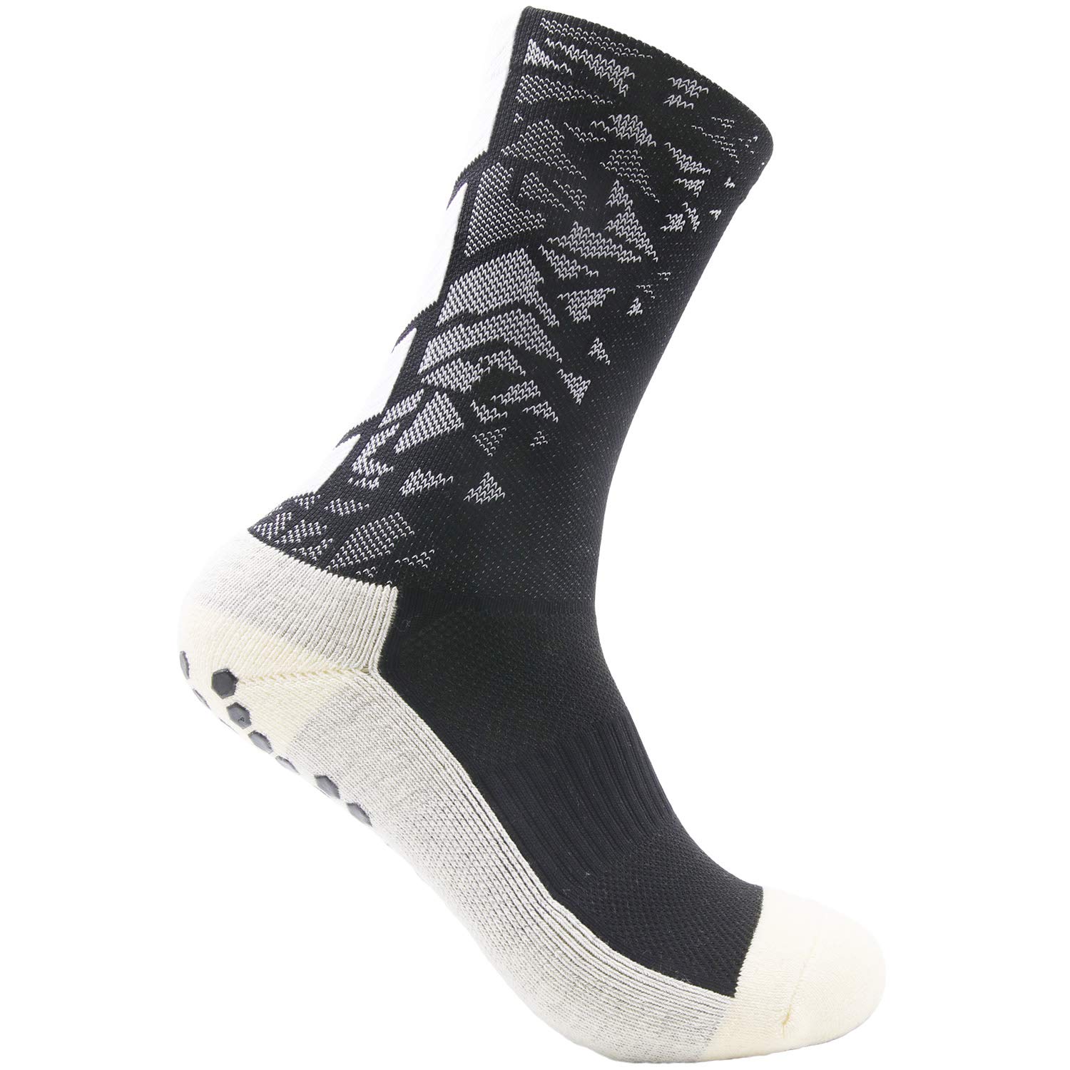 Anti-Slip Ankle Socks for Men & Women - 2/4/8 Pairs Non-Slip Sports Socks with Grip Technology for Football, Running, Yoga & Workout - Stay Secure During High-Intensity Activities
