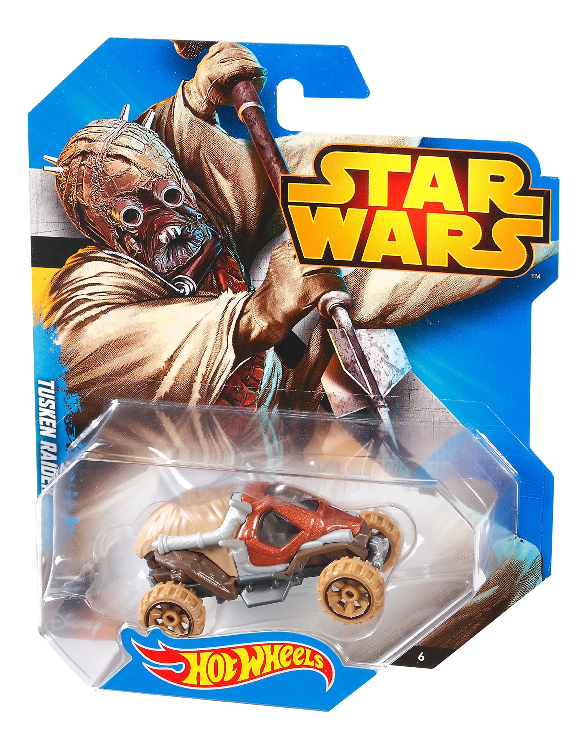 Hot Wheels Star Wars Tusken Raider Character Car - Die-Cast Vehicle Toy for Kids & Collectors - Perfect for Play, Display & Star Wars Themed Collections