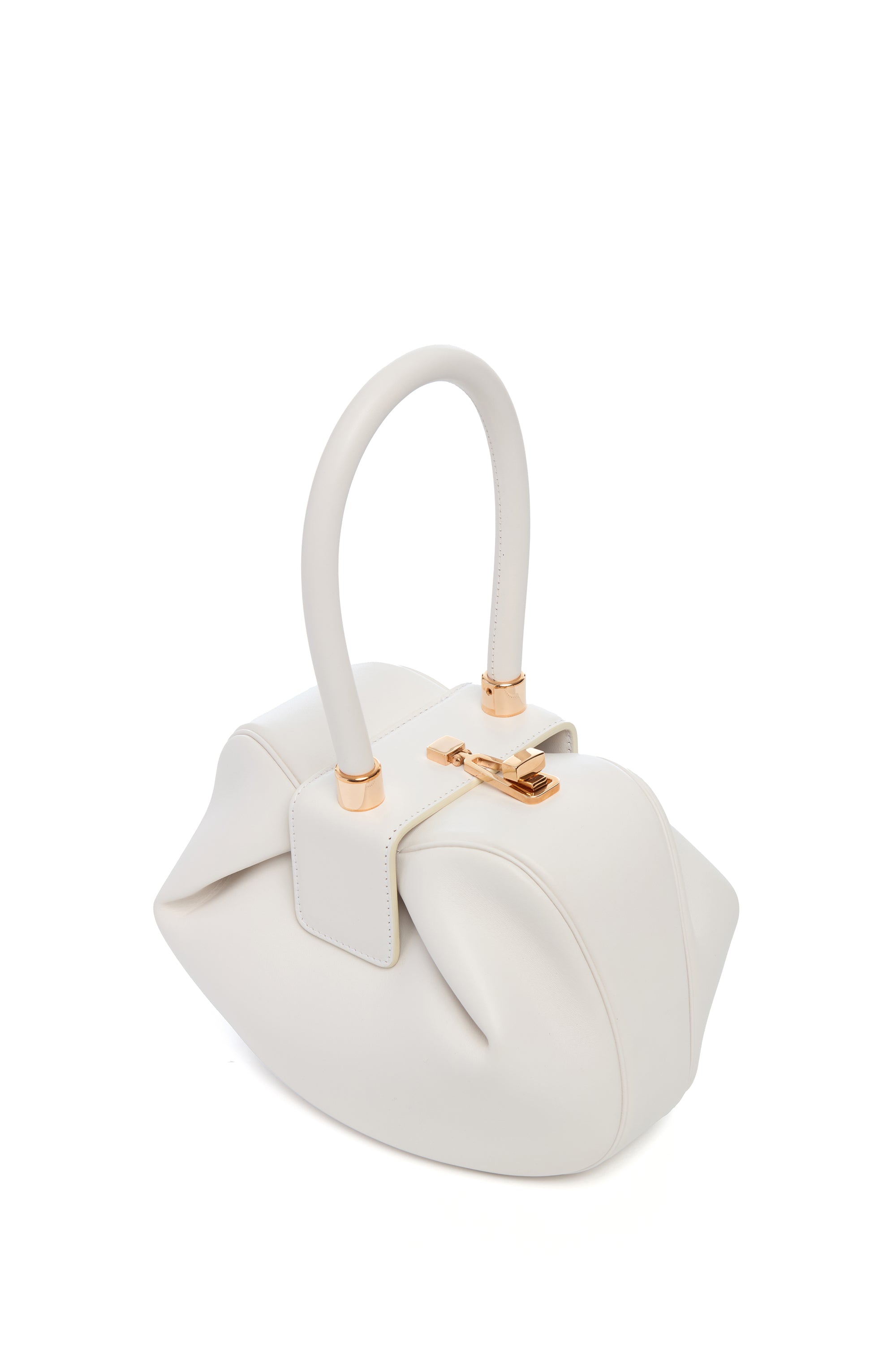 Nina Bag in Ivory Nappa Leather - Premium Women's Handbag for Work, Travel & Everyday Use | Stylish Crossbody Purse with Adjustable Strap