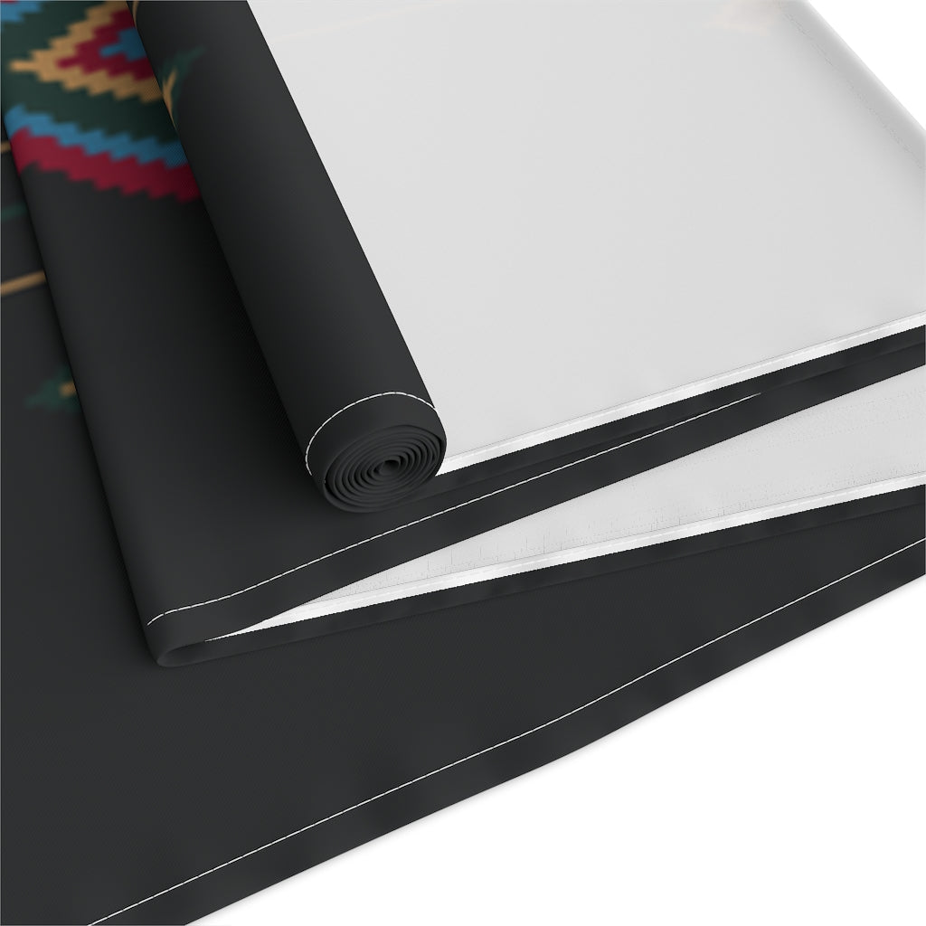 Black Diamond Southwestern Table Runner - Elegant Kitchen & Dining Table Linens Cloth for Home Decor, Party & Holiday Dinner Settings