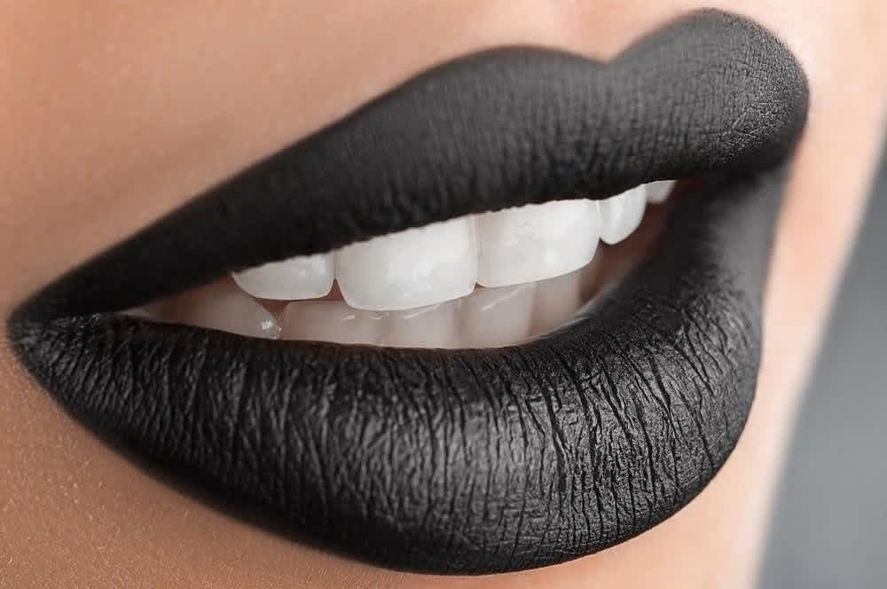 Best Black Lipstick with Vitamin E & Jojoba Oil - Long Lasting Matte Finish for Halloween, Goth Makeup & Cosplay Looks