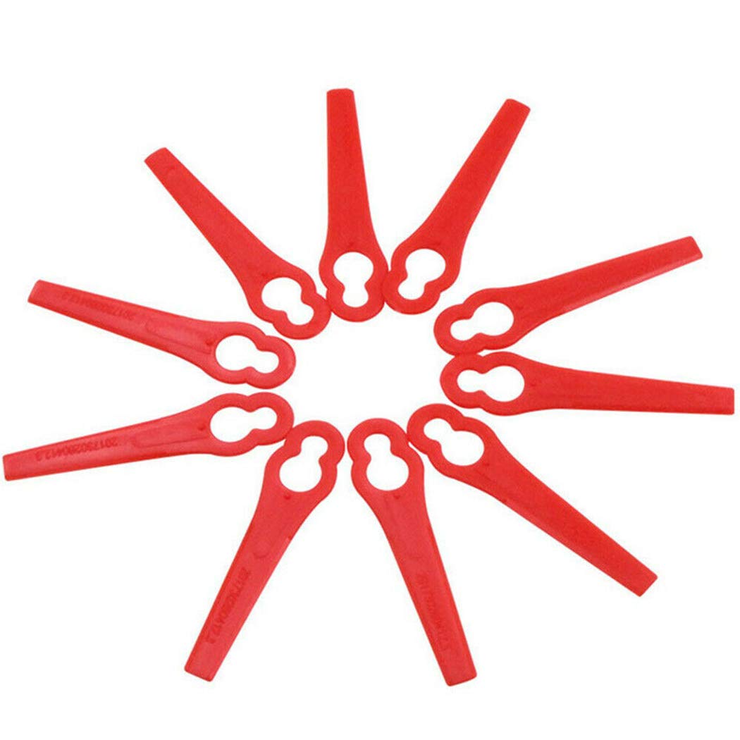 80PCS Plastic Cutter Blades Replacement for Florabest LIDL FRT 20 A1 Fat 18 A/B - Compatible with Garden Lawn Mower & Grass Trimmer - Durable Cutting Tool for Yard Maintenance & Landscaping