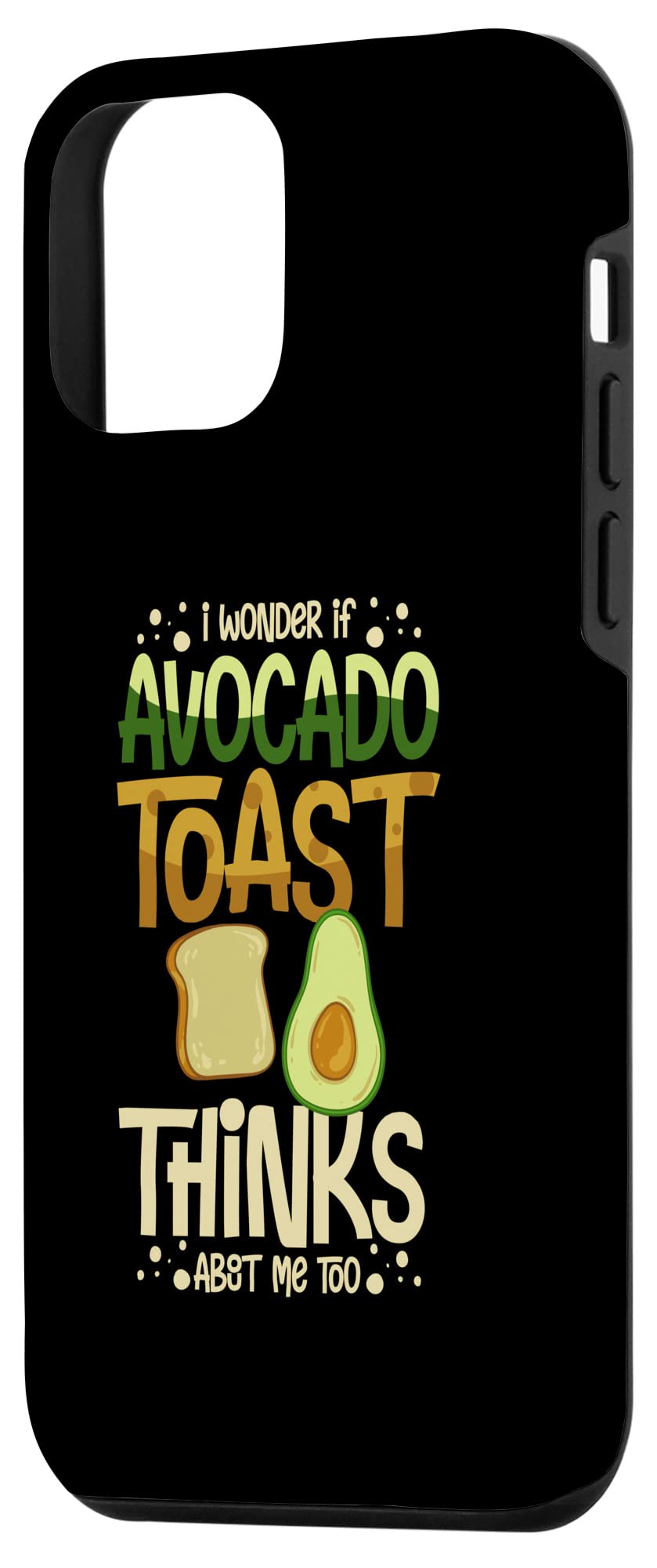 iPhone 12 Mini Case - Cute Avocado Toast Design, Slim Protective Phone Cover for iPhone 12 Mini - Perfect for Cooking Enthusiasts & Food Lovers