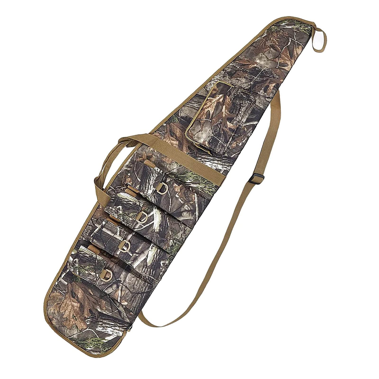 **Tactical Soft Rifle Case for Shotgun & Long Guns - 44/48/52 Inch Scoped Rifle Bag with Multiple Magazine Pockets - Perfect for Hunting, Shooting Range & Outdoor Adventures**