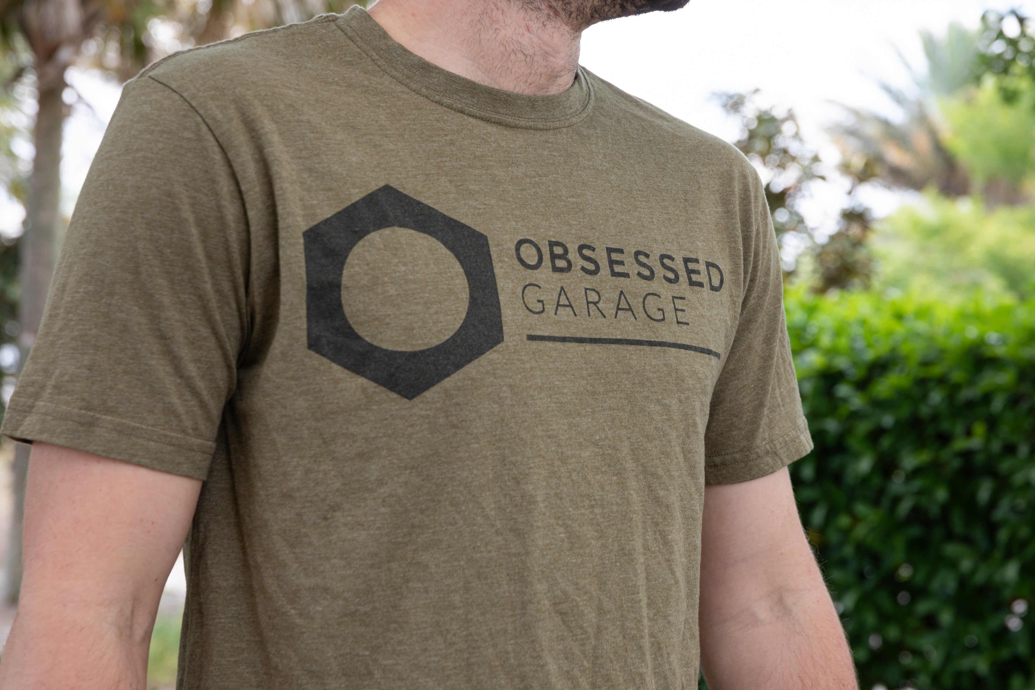 Obsessed Garage Modern Logo T-Shirt | Premium Cotton Tee for Car Enthusiasts | Perfect for Car Shows, Meetups & Casual Wear