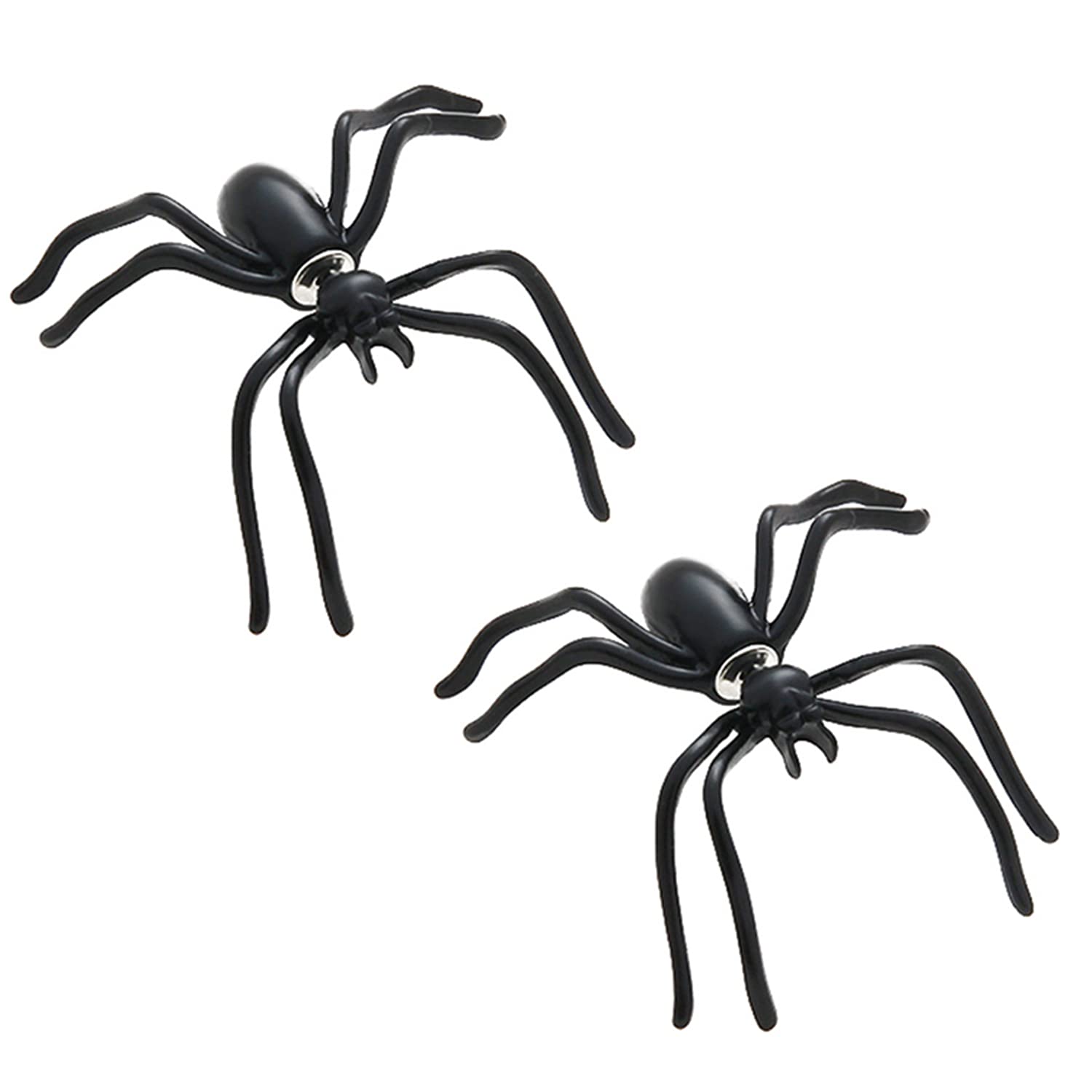 ANDPAI Scary Funny Spider Stud Earrings - Halloween Animal Puncture Dangle Drop Earrings for Women & Men - Perfect for Cosplay, Halloween Decorations, Party Favors & Gifts - Great for Costume Parties, Trick-or-Treating & Spooky Events