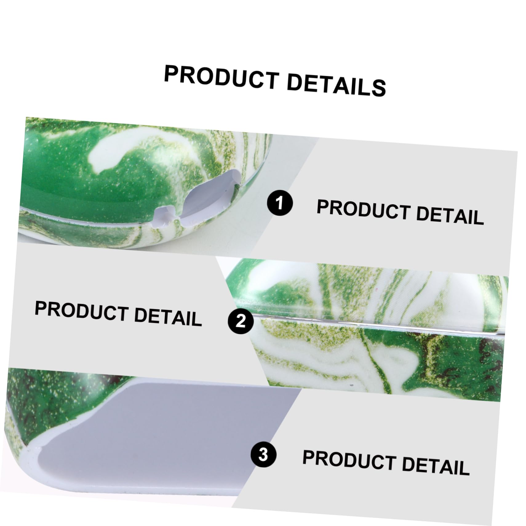 HEMOTON Marble Earphone Cover - 1pc Pearlescent Headphone Case for iPhone, Samsung & AirPods - Durable Protection for Wireless & Wired Earbuds - Perfect for Travel, Gym & Daily Use