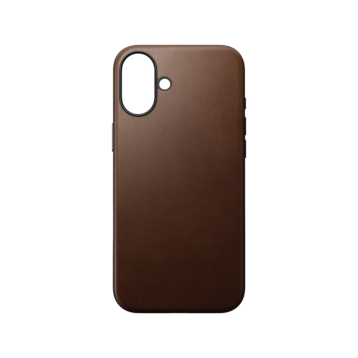 Premium Genuine Leather Phone Case for iPhone 16 Plus - Slim Protective Brown Cover with Card Slot | Perfect for Business Professionals & Everyday Use