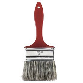 10 Pack Gray China Bristle 4 Inch Chip Paint Brushes - Professional Quality for Woodworking, Furniture Restoration & DIY Home Projects