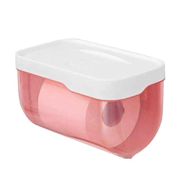 Waterproof Punch-Free Toilet Paper Holder Box - Bathroom & Kitchen Storage Organizer for Towels, Tissues & Essentials | Space-Saving Solution for Small Bathrooms, RVs & Apartments