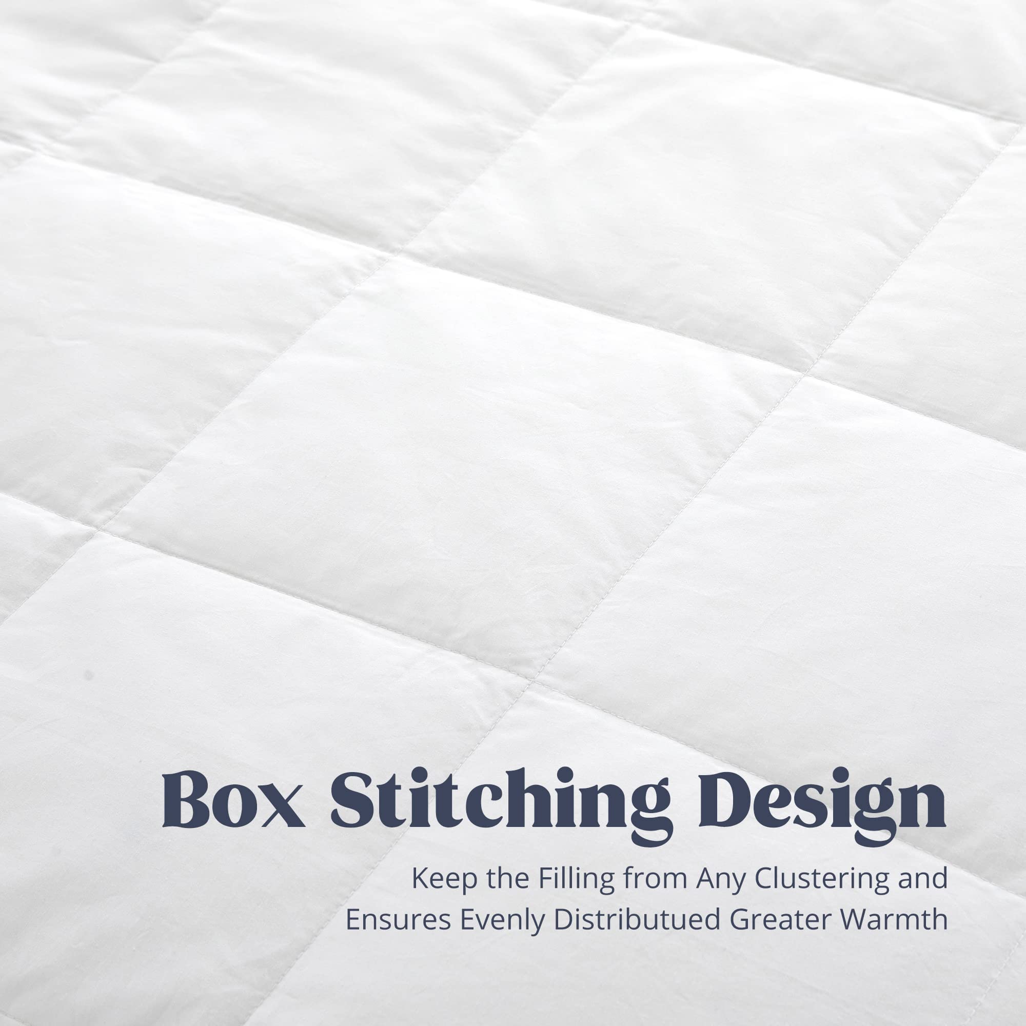 Premium Queen Size Feather Down Pillows & Down Comforter Set - Ultra Soft & Hypoallergenic for Luxurious Bedroom Comfort