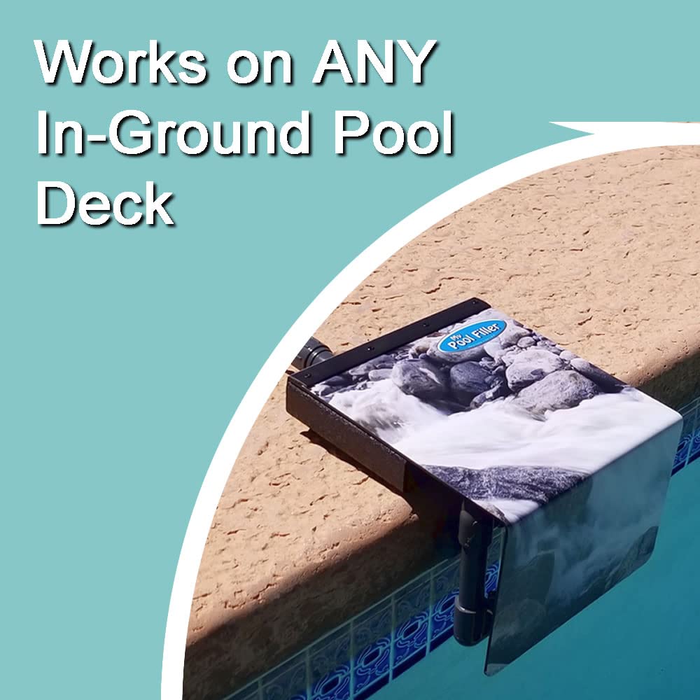 Automatic Swimming Pool Water Leveler - Made in USA - In-Ground Pool Filler & Water Leveling Device for Home & Commercial Pools - Perfect for Vacation Homes, Hotels & Backyard Pools (Rock Creek)