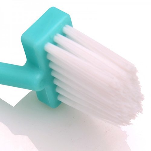 AkoMatial S-Shaped Toilet Brush with Curved Handle - Heavy Duty Plastic Bathroom Cleaning Tool for Household & Commercial Use - Ideal for Tight Spaces, Corners, and Hard-to-Reach Areas in Toilets, Sinks & Tubs