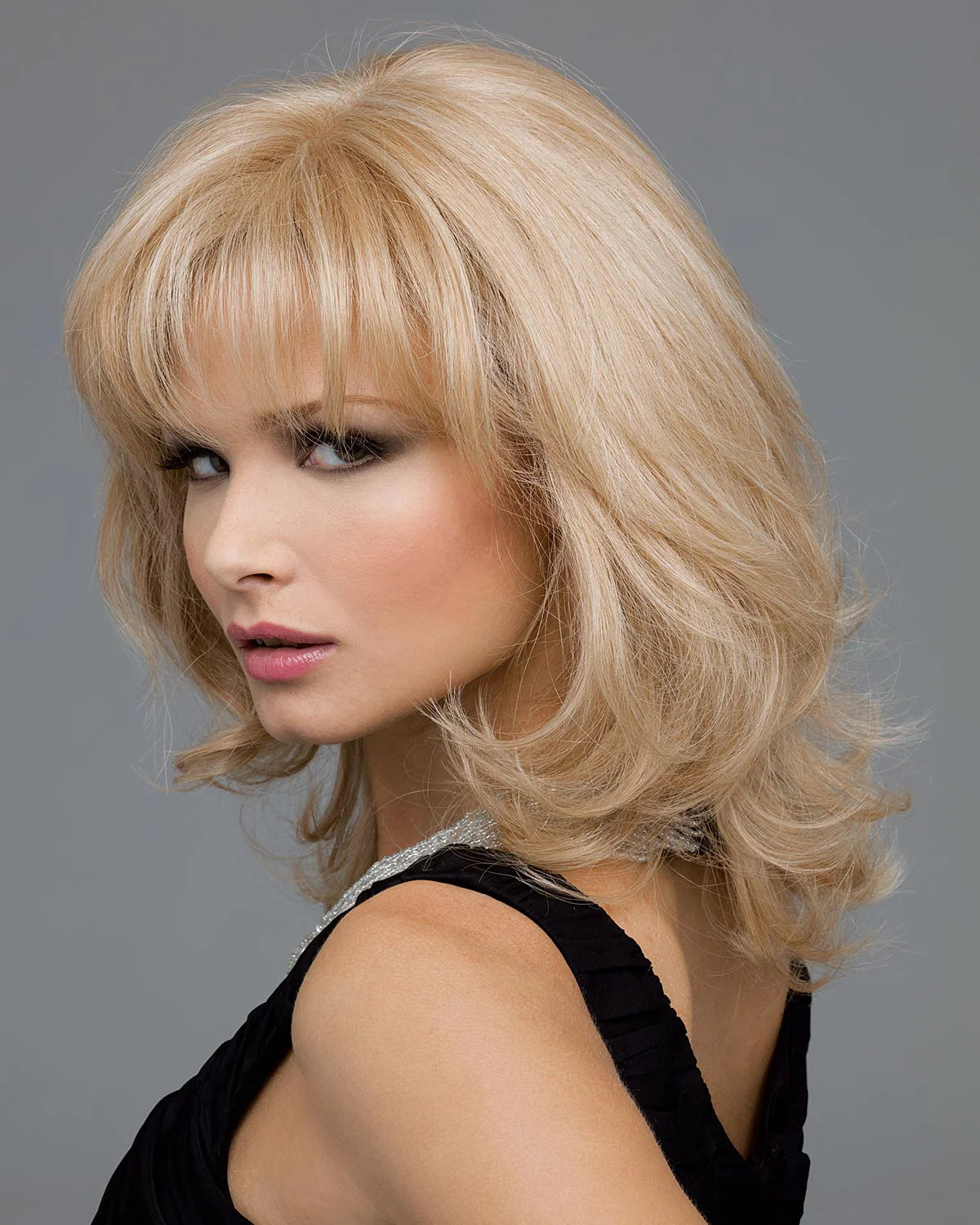 Danielle Human Hair Synthetic Blend Wig by Envy Wigs - Natural Look for Everyday Wear, Cosplay & Special Occasions