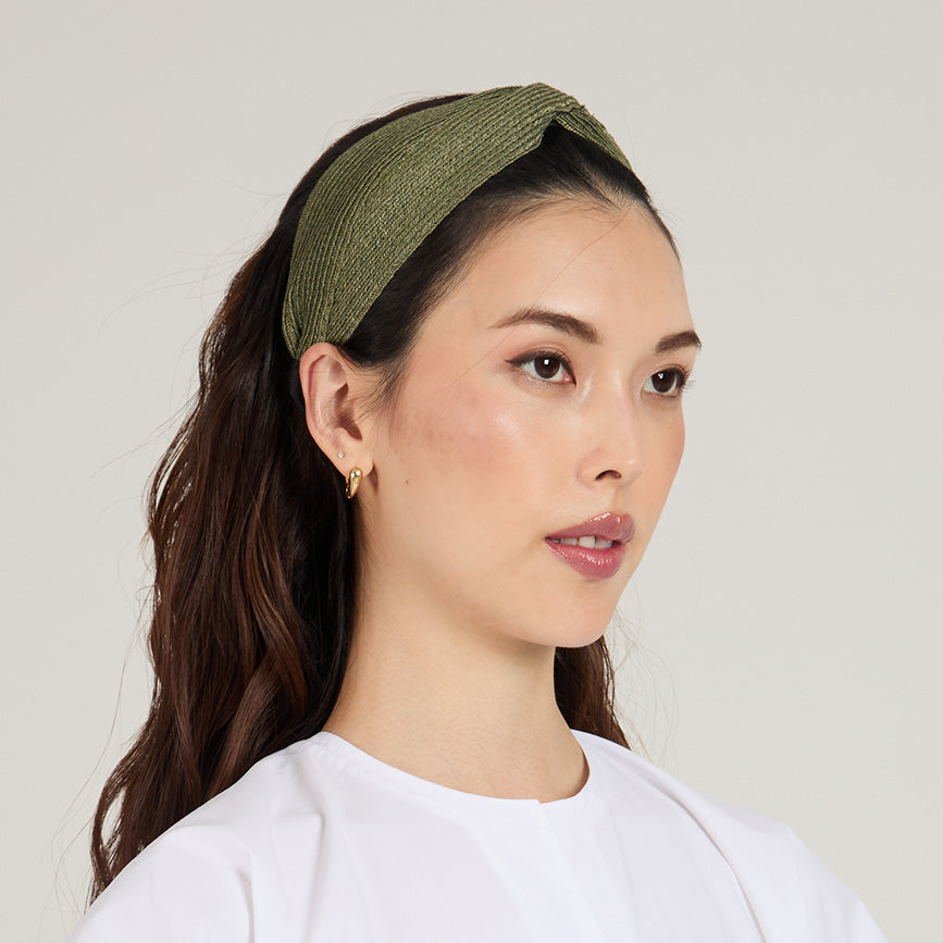 Rosanna Turban Headband for Women - Soft Stretchy Hair Wrap Headband - Perfect for Yoga, Gym, and Everyday Wear