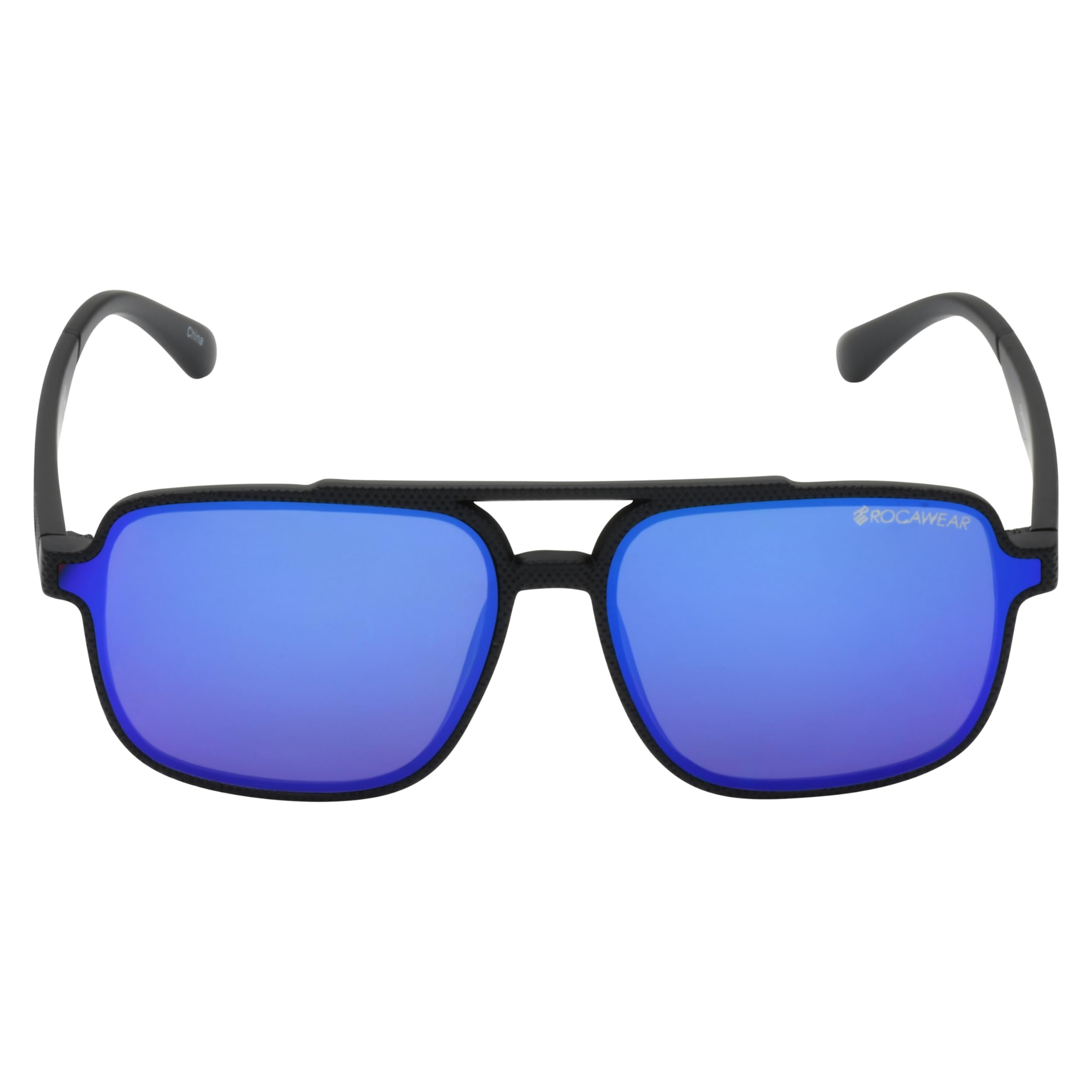 Rocawear Square Sunglasses for Men & Women - UV Protection, Polarized, Stylish & Durable - Perfect for Driving, Beach, Outdoor Activities & Fashion Accessories