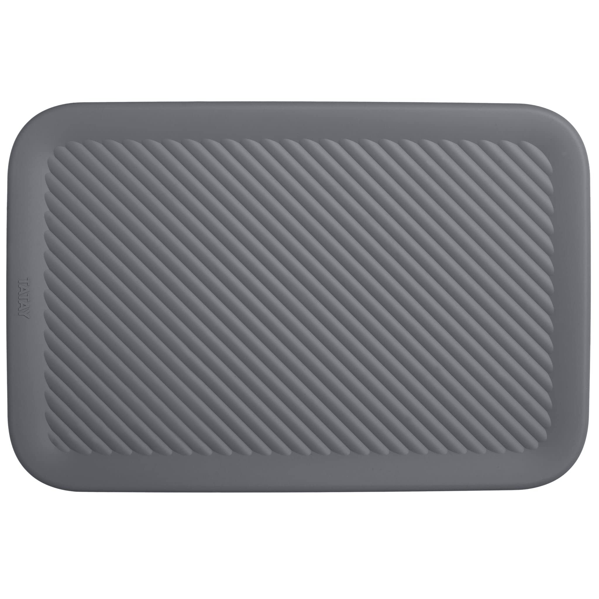 Superior Ribbed Lid for Decorative Plastic Storage Bins & Organizer Baskets - Medium Grey, 5 Liter Capacity - Perfect for Closet, Shelf & Drawer Organization | Home Storage Solution