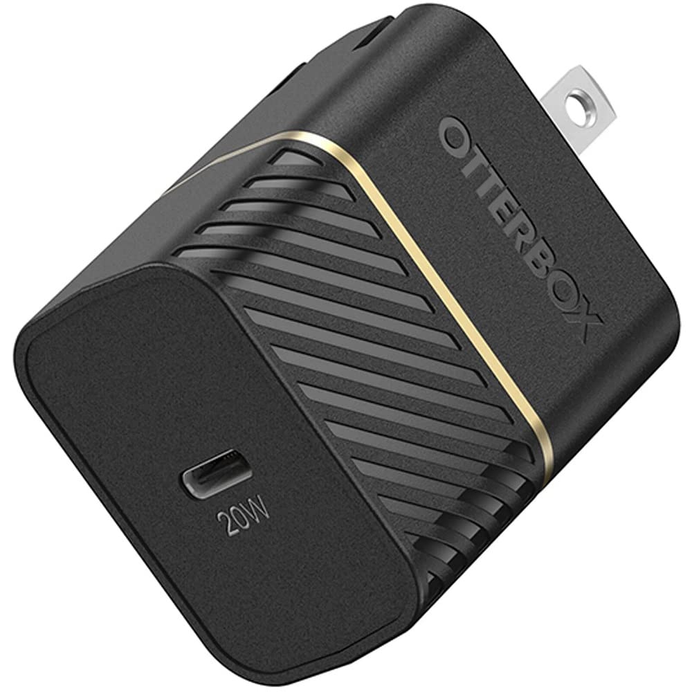 OtterBox 20W Fast Charge USB Wall Charger - Black | Quick Charging for iPhone, Android, Samsung | Perfect for Home, Office & Travel