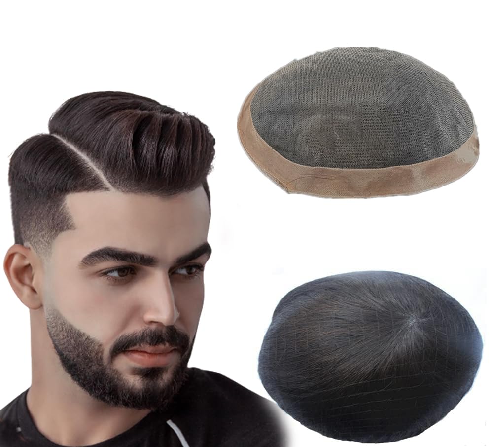 NLW Men's Toupee Hair Replacement System - 8x10