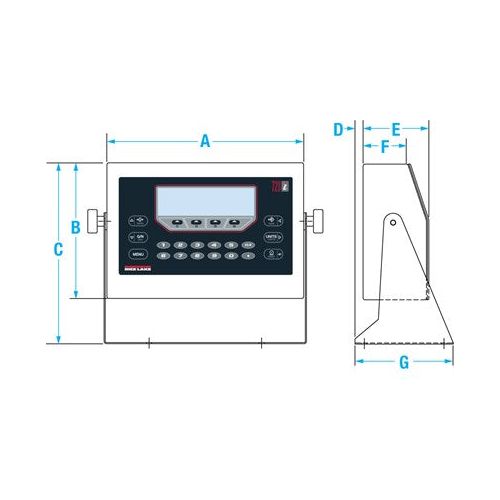 720i™ Series Programmable Weight Indicator and Controller - Digital Industrial Scale Display for Precise Measurement | Perfect for Warehouse, Shipping & Manufacturing Applications