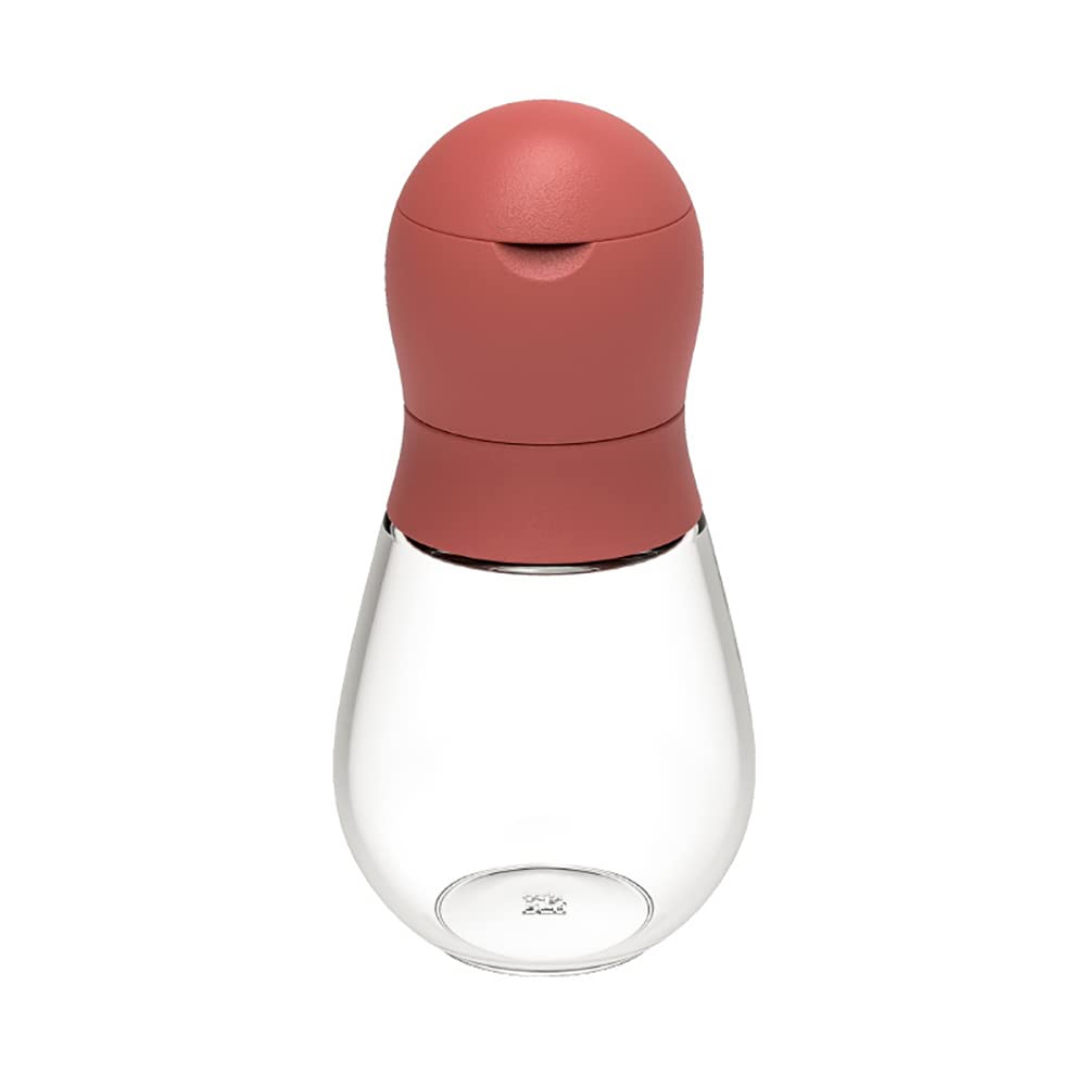 Premium Glass Pepper Grinder & Salt Mill - Adjustable Manual Spice Grinder for Black Pepper, Sea Salt, Coffee Beans & Dry Chili - Bowling Shape Design with Ergonomic Grip - Perfect for Kitchen, Dining & Gourmet Cooking