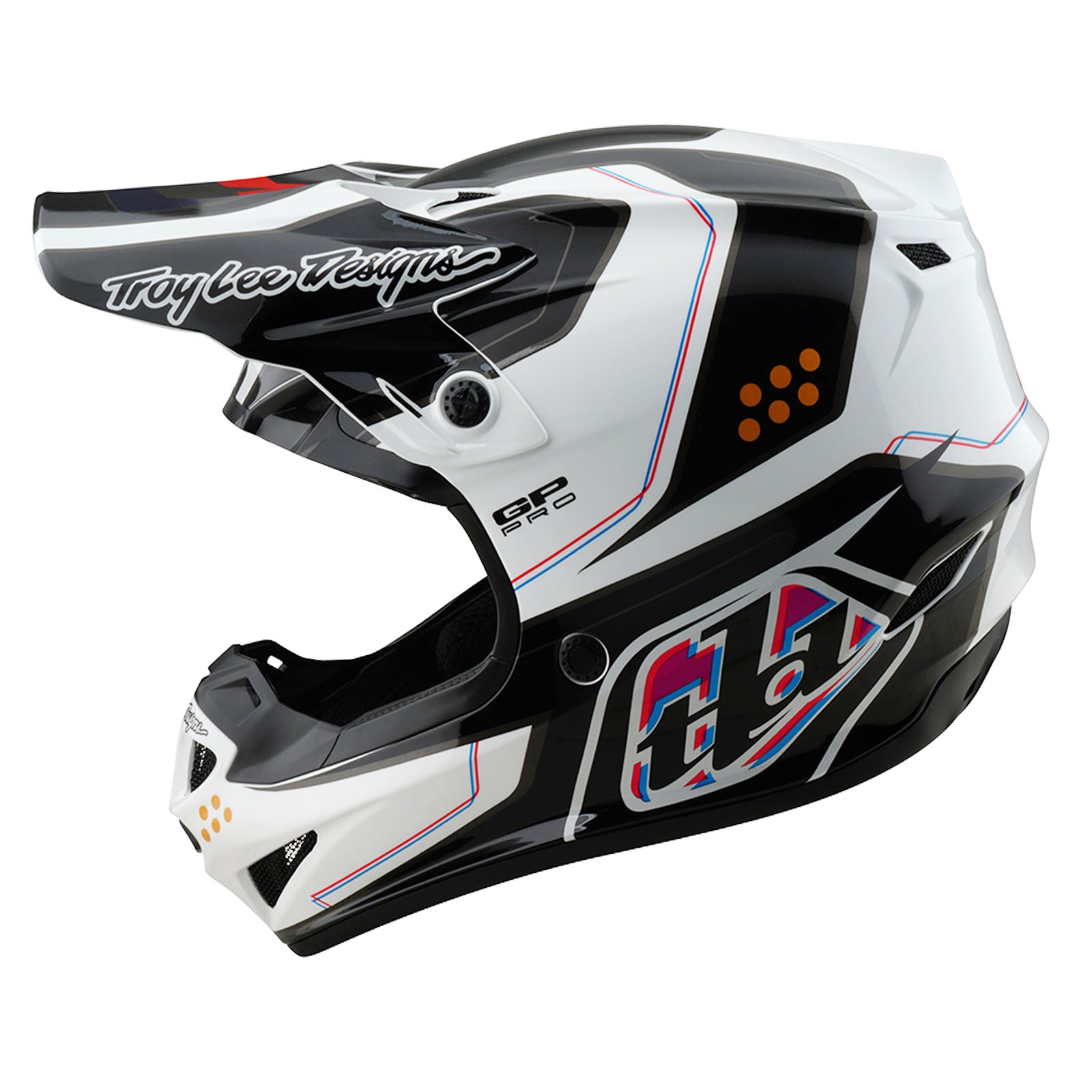GP Pro Helmet Trooper White - Premium Motorcycle Helmet for Men & Women - DOT & ECE Certified - Lightweight & Comfortable - Ideal for Street Biking, Cruising & Commuting